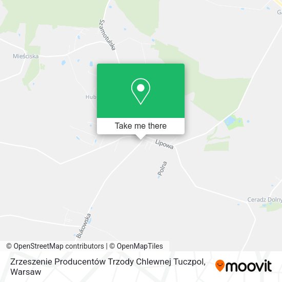 Zrzeszenie Producentów Trzody Chlewnej Tuczpol map