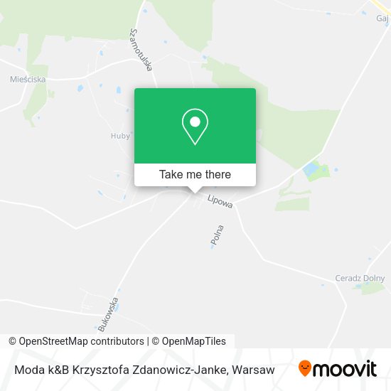 Moda k&B Krzysztofa Zdanowicz-Janke map