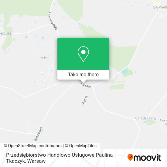 Przedsiębiorstwo Handlowo Usługowe Paulina Tkaczyk map