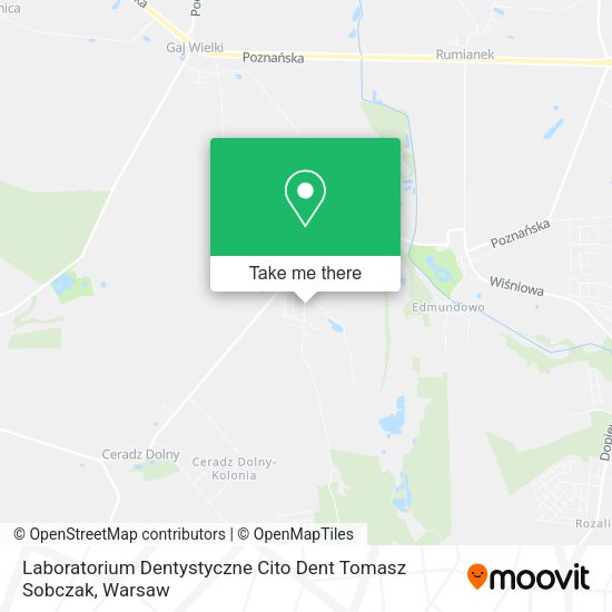 Laboratorium Dentystyczne Cito Dent Tomasz Sobczak map