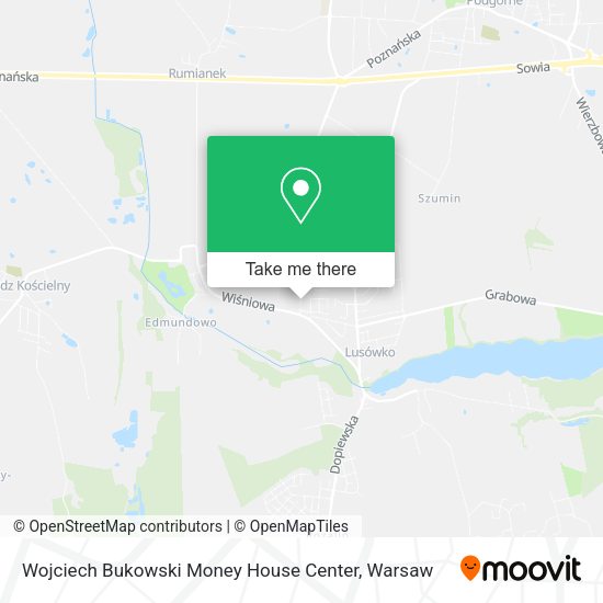 Wojciech Bukowski Money House Center map