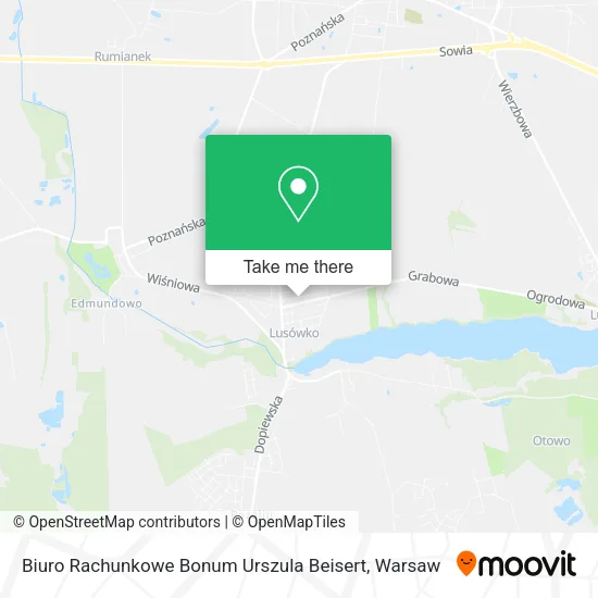 Карта Biuro Rachunkowe Bonum Urszula Beisert