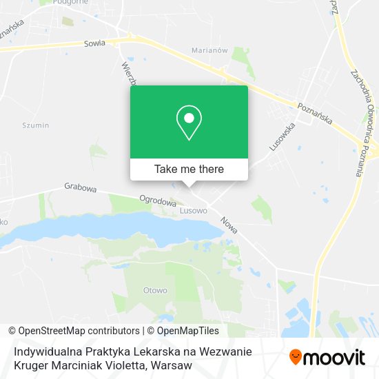 Indywidualna Praktyka Lekarska na Wezwanie Kruger Marciniak Violetta map