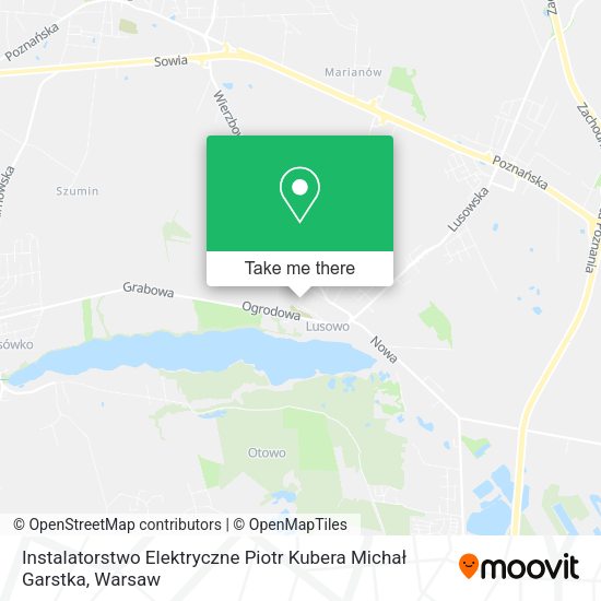 Instalatorstwo Elektryczne Piotr Kubera Michał Garstka map