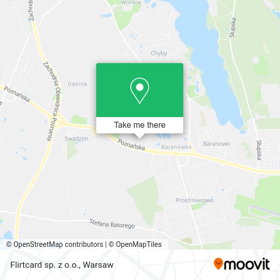 Flirtcard sp. z o.o. map