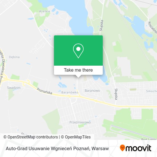 Auto-Grad Usuwanie Wgnieceń Poznań map