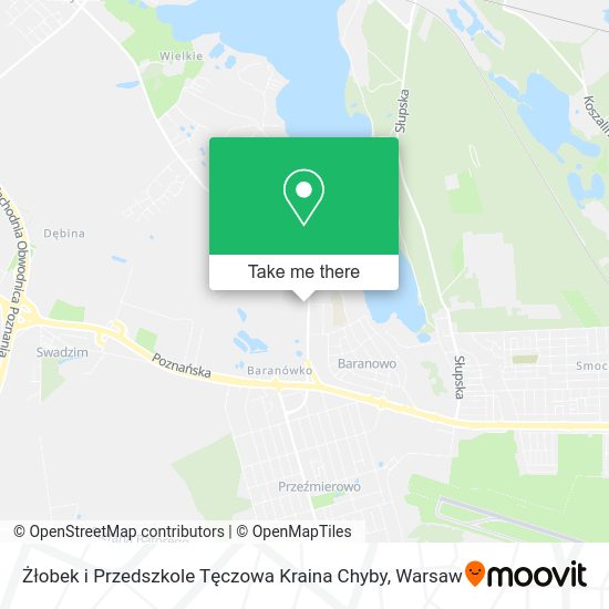 Żłobek i Przedszkole Tęczowa Kraina Chyby map