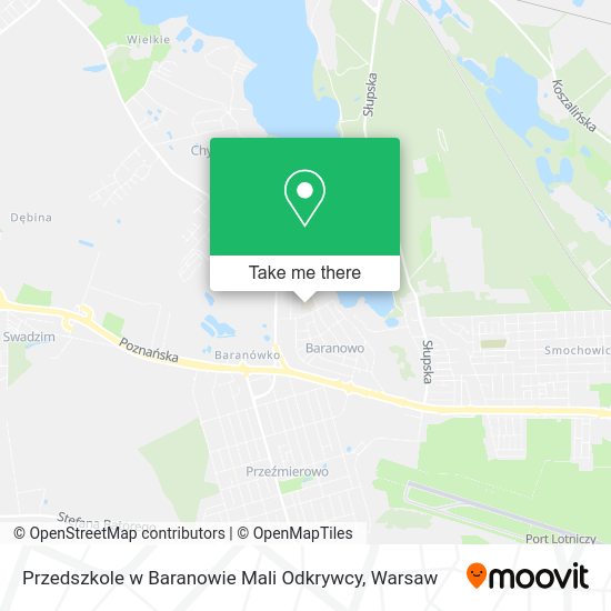 Przedszkole w Baranowie Mali Odkrywcy map