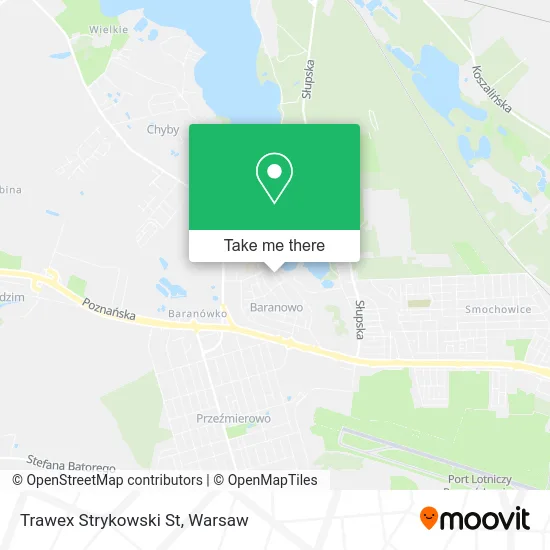 Карта Trawex Strykowski St