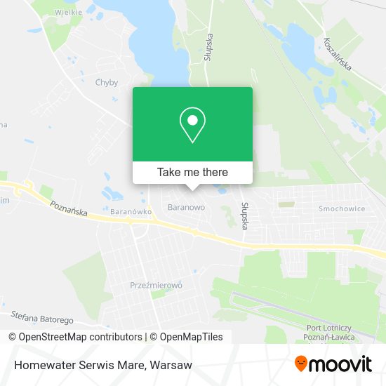 Homewater Serwis Mare map