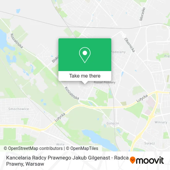 Карта Kancelaria Radcy Prawnego Jakub Gilgenast - Radca Prawny