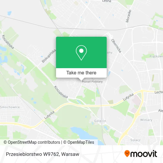 Карта Przesiebiorstwo W9762