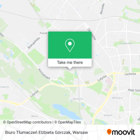 Biuro Tłumaczeń Elżbieta Górczak map