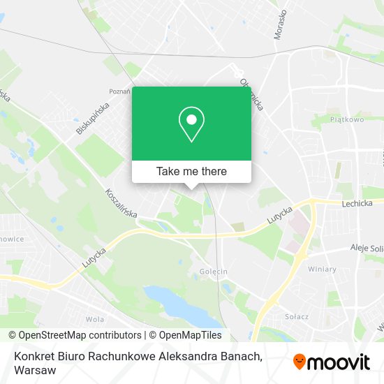 Konkret Biuro Rachunkowe Aleksandra Banach map