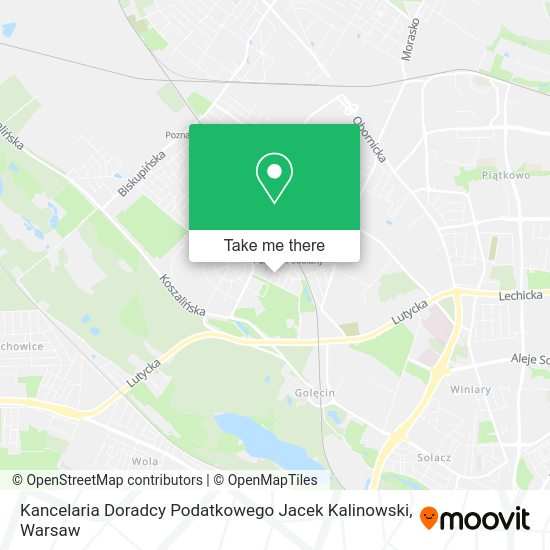 Kancelaria Doradcy Podatkowego Jacek Kalinowski map