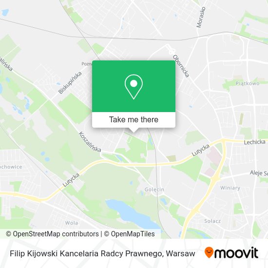 Filip Kijowski Kancelaria Radcy Prawnego map