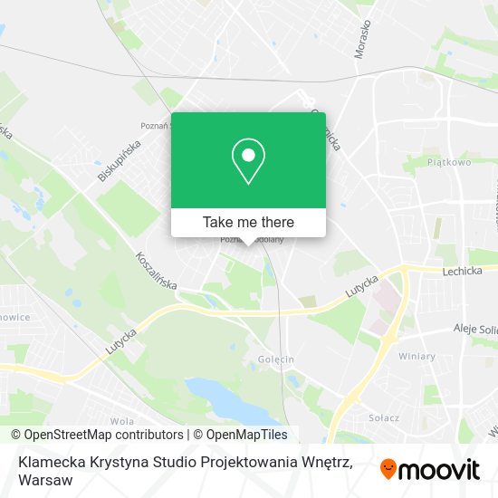 Klamecka Krystyna Studio Projektowania Wnętrz map