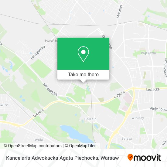 Kancelaria Adwokacka Agata Piechocka map