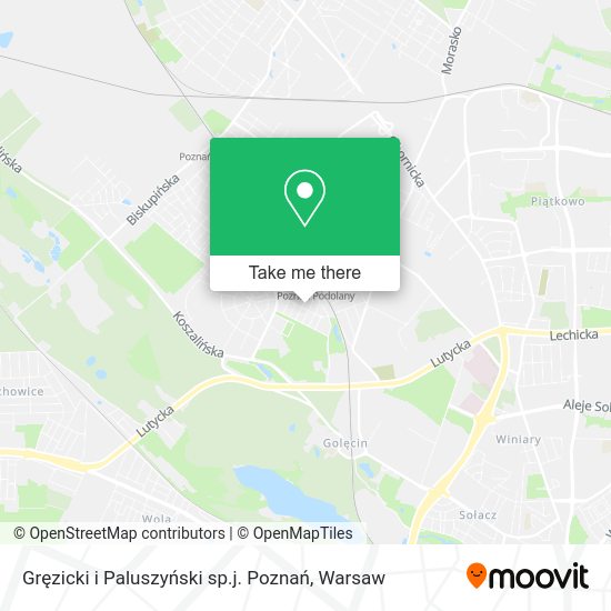 Gręzicki i Paluszyński sp.j. Poznań map