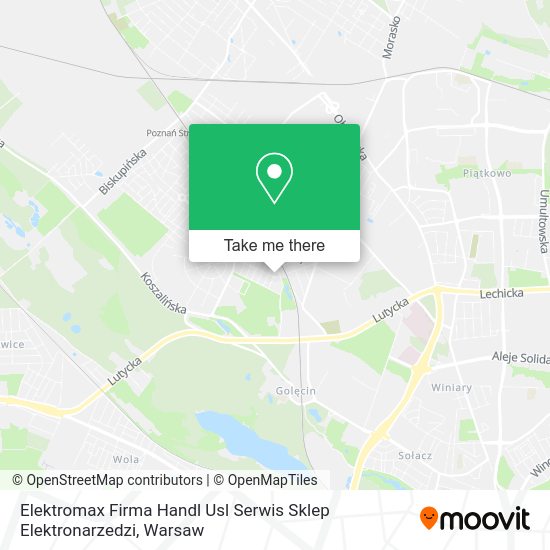 Elektromax Firma Handl Usl Serwis Sklep Elektronarzedzi map