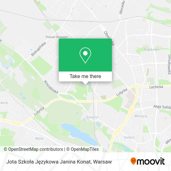 Jota Szkoła Językowa Janina Konat map