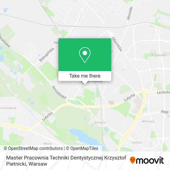 Master Pracownia Techniki Dentystycznej Krzysztof Pietnicki map