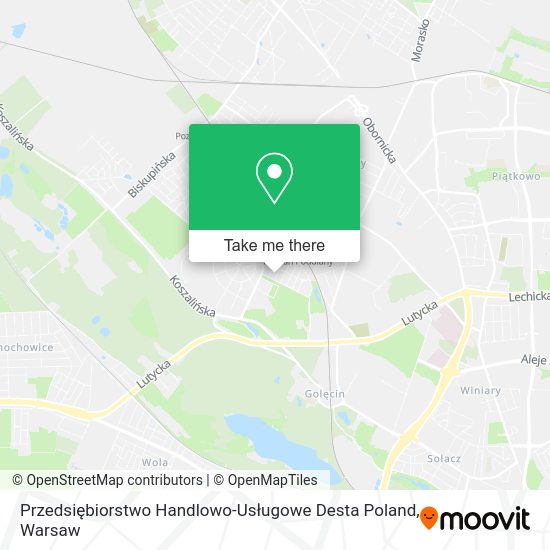 Przedsiębiorstwo Handlowo-Usługowe Desta Poland map