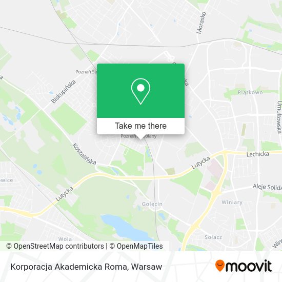 Korporacja Akademicka Roma map