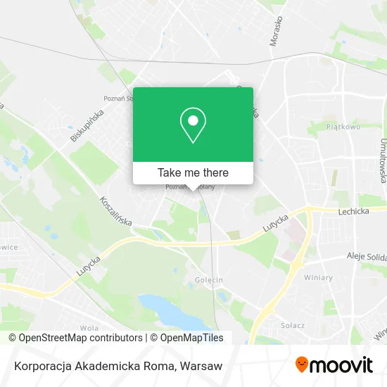 Карта Korporacja Akademicka Roma
