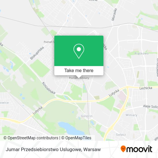 Jumar Przedsiebiorstwo Uslugowe map