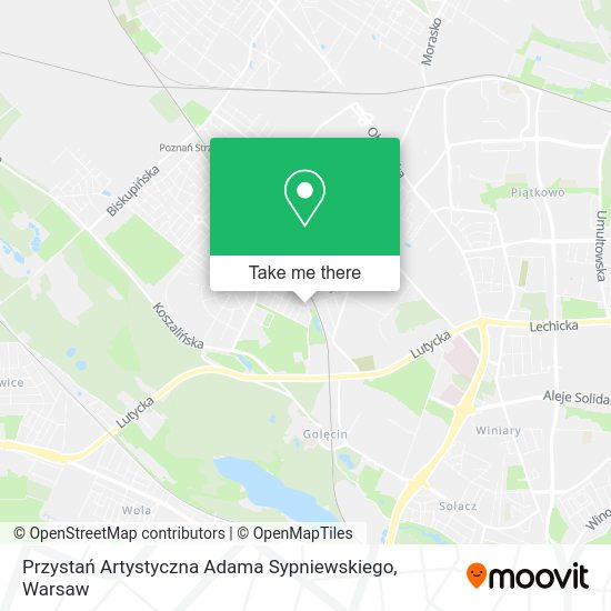 Przystań Artystyczna Adama Sypniewskiego map