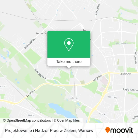 Карта Projektowanie i Nadzór Prac w Zieleni