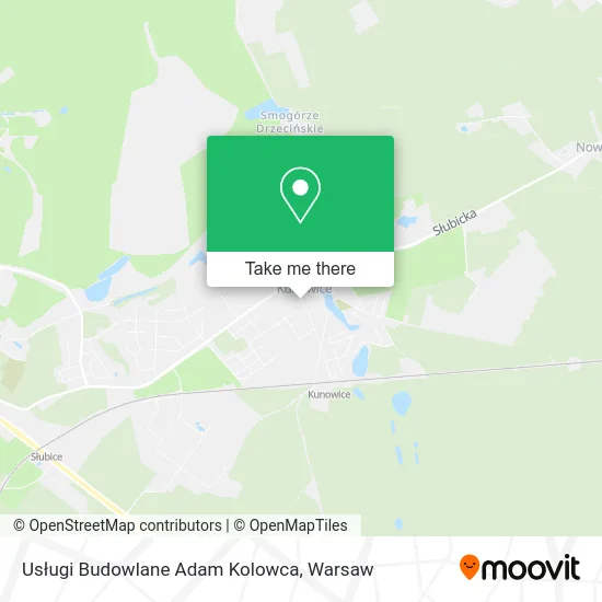 Карта Usługi Budowlane Adam Kolowca
