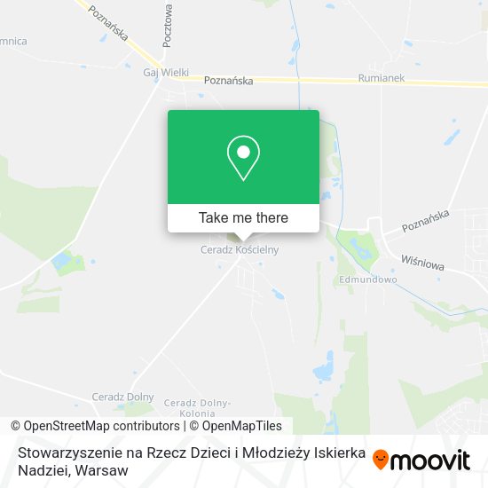 Stowarzyszenie na Rzecz Dzieci i Młodzieży Iskierka Nadziei map