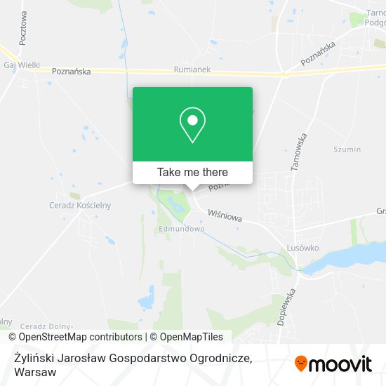 Żyliński Jarosław Gospodarstwo Ogrodnicze map