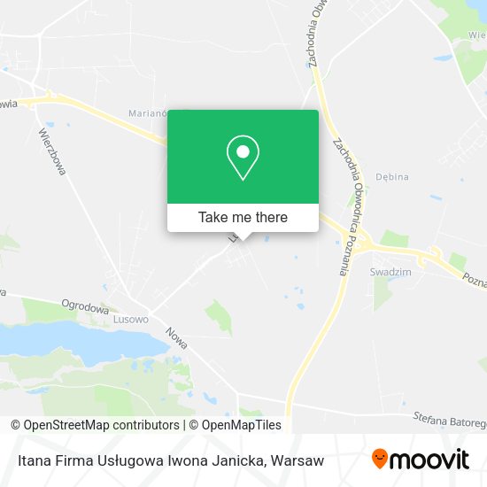 Itana Firma Usługowa Iwona Janicka map