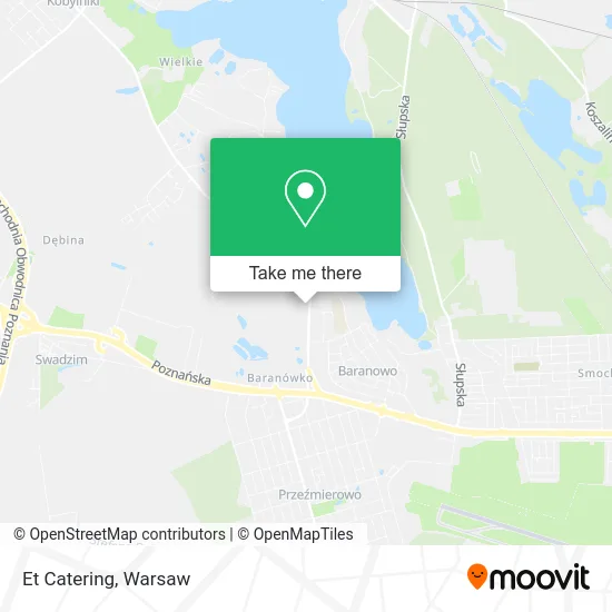 Карта Et Catering