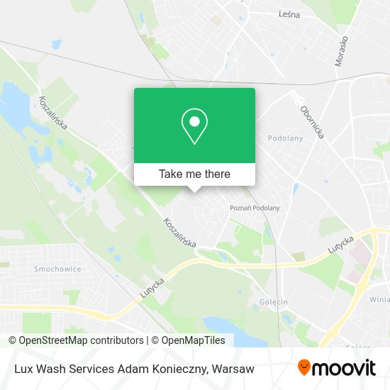 Lux Wash Services Adam Konieczny map