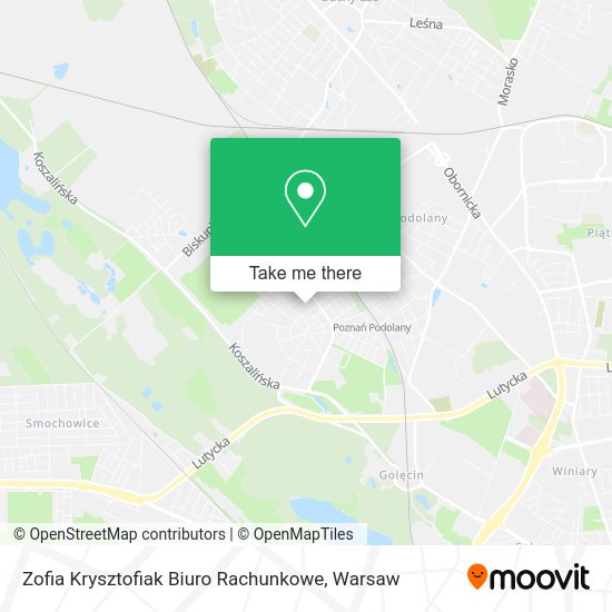 Zofia Krysztofiak Biuro Rachunkowe map