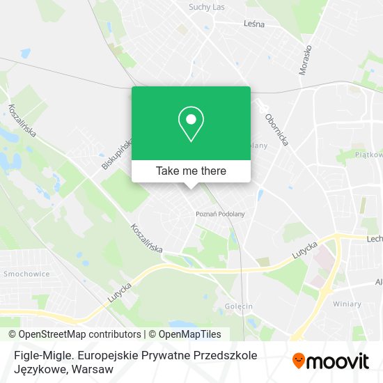 Figle-Migle. Europejskie Prywatne Przedszkole Językowe map