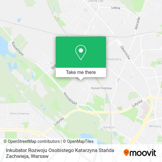 Inkubator Rozwoju Osobistego Katarzyna Stańda Zachwieja map