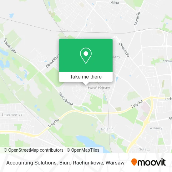 Карта Accounting Solutions. Biuro Rachunkowe