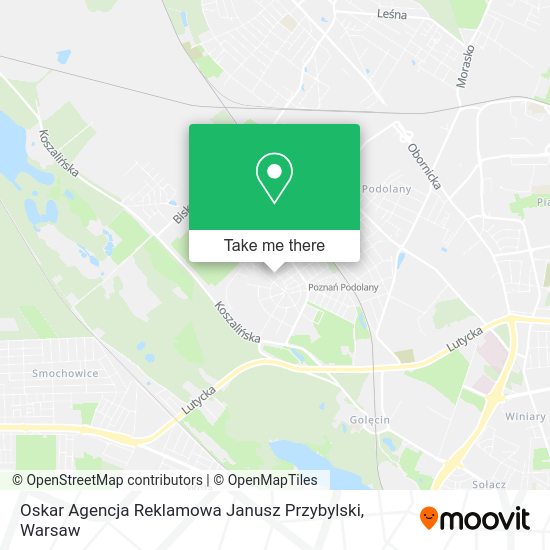 Oskar Agencja Reklamowa Janusz Przybylski map