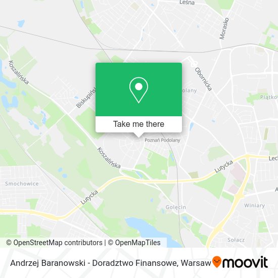 Andrzej Baranowski - Doradztwo Finansowe map