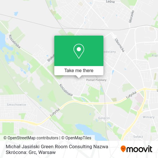 Карта Michał Jasiński Green Room Consulting Nazwa Skrócona: Grc