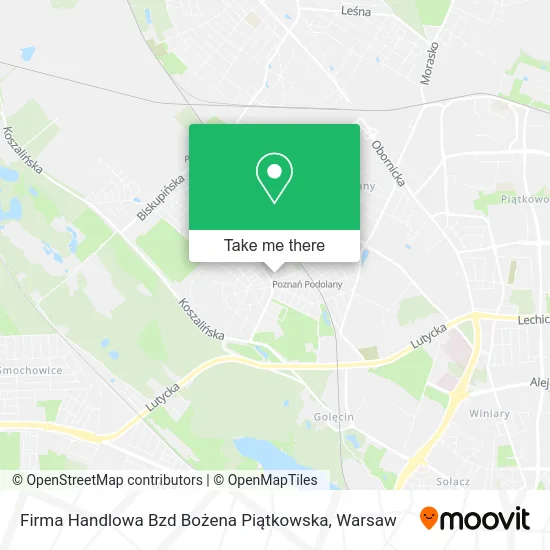Карта Firma Handlowa Bzd Bożena Piątkowska