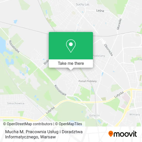 Карта Mucha M. Pracownia Usług i Doradztwa Informatycznego