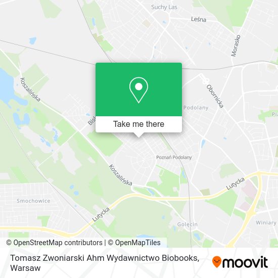 Tomasz Zwoniarski Ahm Wydawnictwo Biobooks map