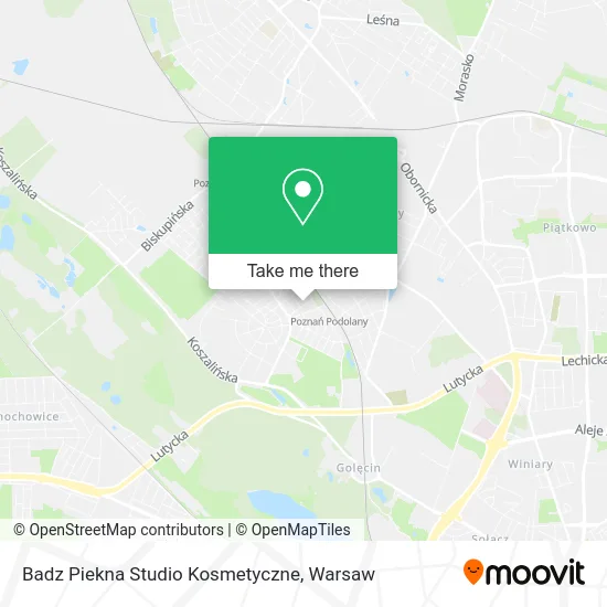 Карта Badz Piekna Studio Kosmetyczne