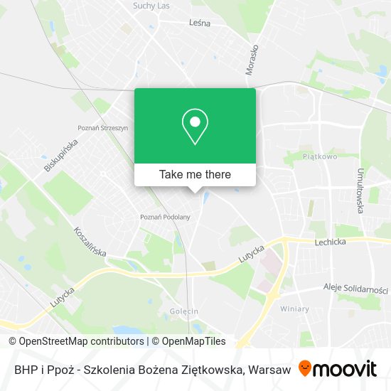 BHP i Ppoż - Szkolenia Bożena Ziętkowska map